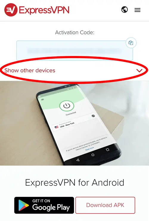 android-select-show-other-devices