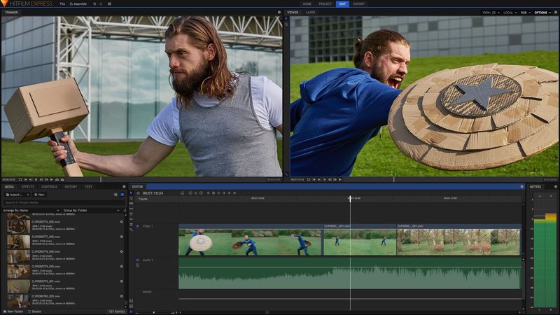 Hitfilm Express free video editor review