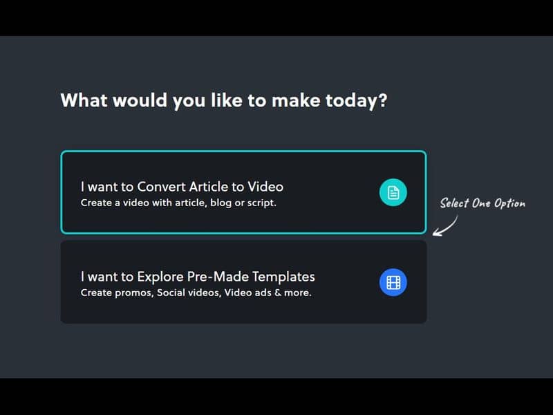convert article to video