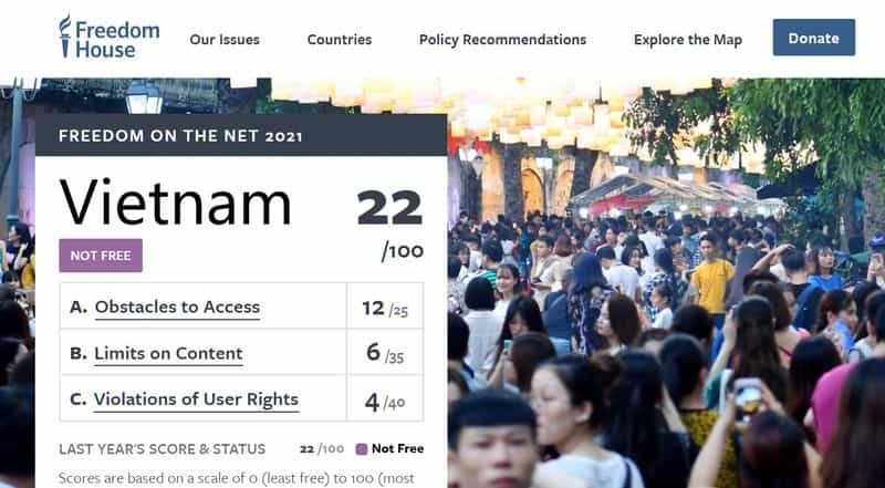 vietnam internet freedom
