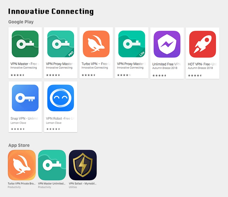 Innovative Connecting vpn list