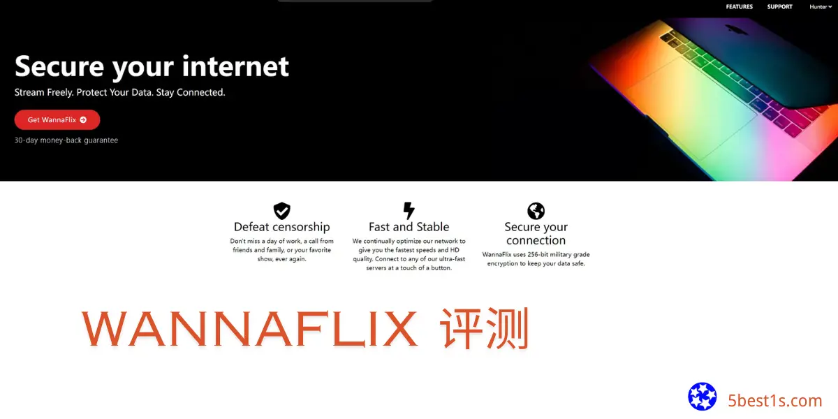 Wannaflix VPN评测